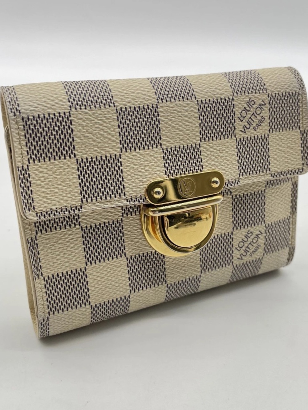 Louis Vuitton Monogram Damier Azur Portefeuille Koala Wallet